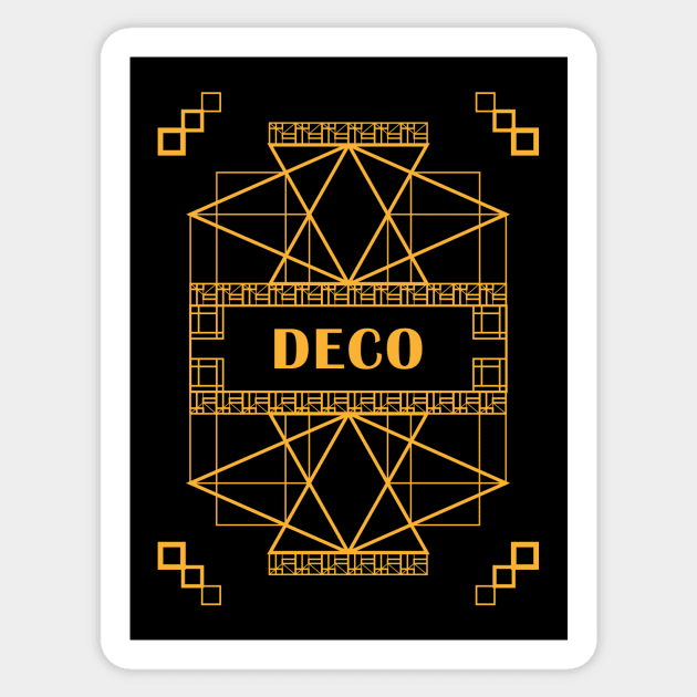 Art Deco Sticker by creationoverload